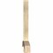 Ekena Millwork Bellingham Rough Sawn Timber Gable Bracket, Douglas Fir, 108"W x 40"H x 4"D x 4"F, 9/12 Pitch GBW108X40X0404BEL00RDF - alternate 5
